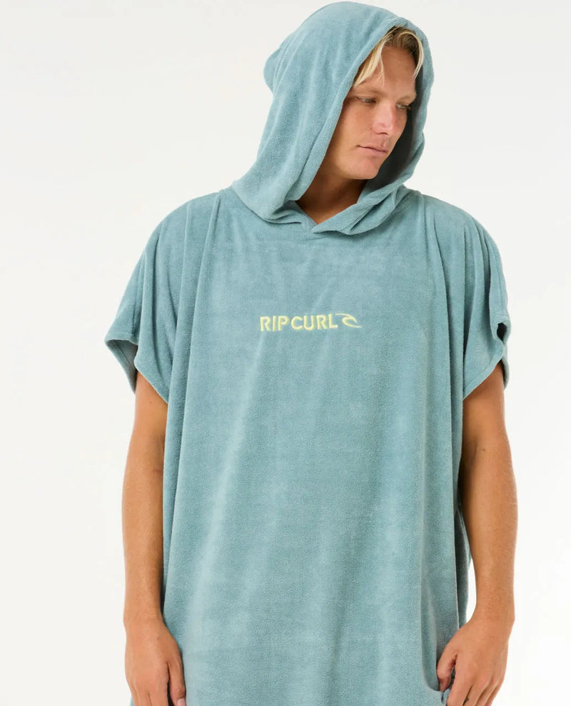 Load image into Gallery viewer, Rip Curl Men&#39;s Brand Hooded Poncho Blue Lagoon 00ZMTO-3038
