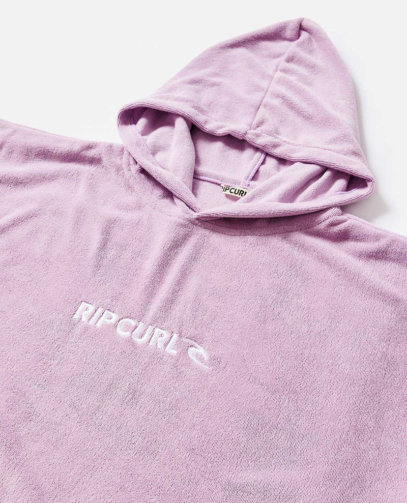 Load image into Gallery viewer, Rip Curl Kid&#39;s Classic Surf Hooded Poncho Lilac 00CGTO-0108
