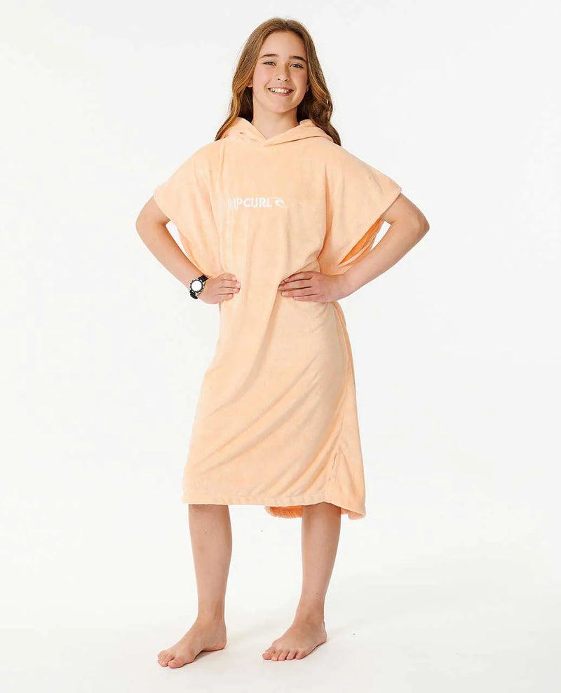 Load image into Gallery viewer, Rip Curl Kid&#39;s Classic Surf Hooded Poncho Peach 00CGTO-0165

