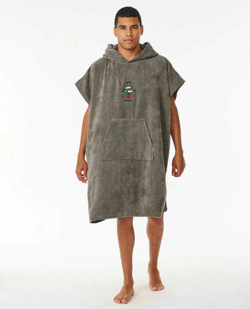 Load image into Gallery viewer, Rip Curl Men&#39;s Logo Hooded Towel Grey 00GMTO-0080
