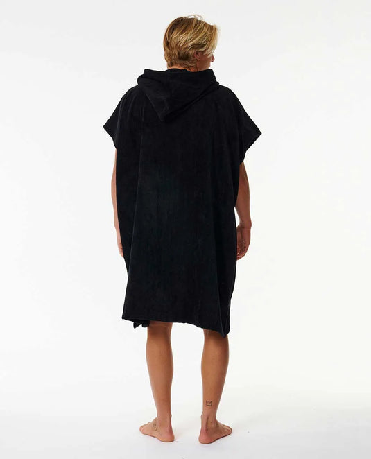 Rip Curl Men's Logo Hooded Towel Poncho Black 00GMTO-0090
