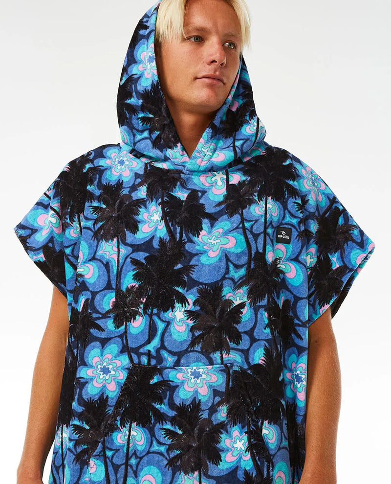 Load image into Gallery viewer, Rip Curl Men&#39;s Combo Hooded Poncho Blue Yonder 00HMTO-8717
