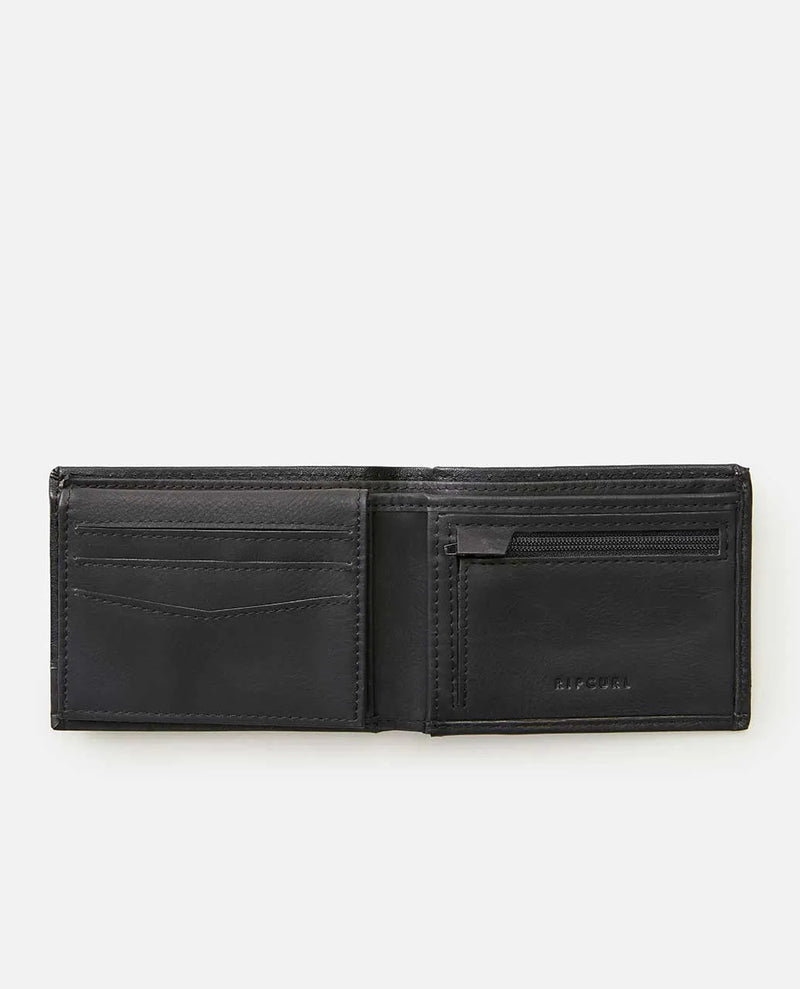 Load image into Gallery viewer, Rip Curl Unisex Ridge PU All Day Wallet Black/Grey 00SMWA-0097
