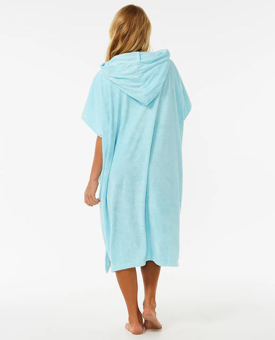 Rip Curl Women's Classic Surf Hooded Towel Sky Blue 00ZWTO-0079