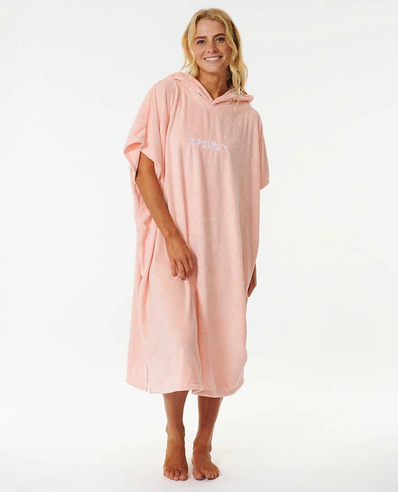 Rip Curl Women's Classic Surf Hooded Poncho Peach 00ZWTO-0165