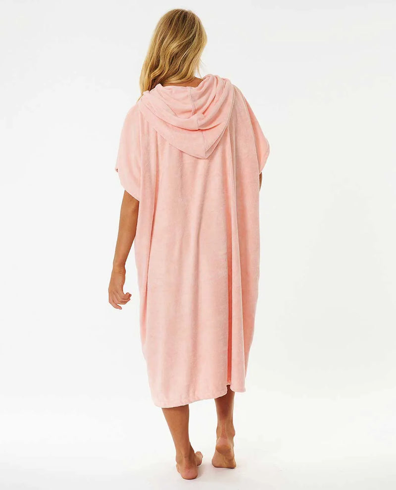 Load image into Gallery viewer, Rip Curl Women&#39;s Classic Surf Hooded Poncho Peach 00ZWTO-0165

