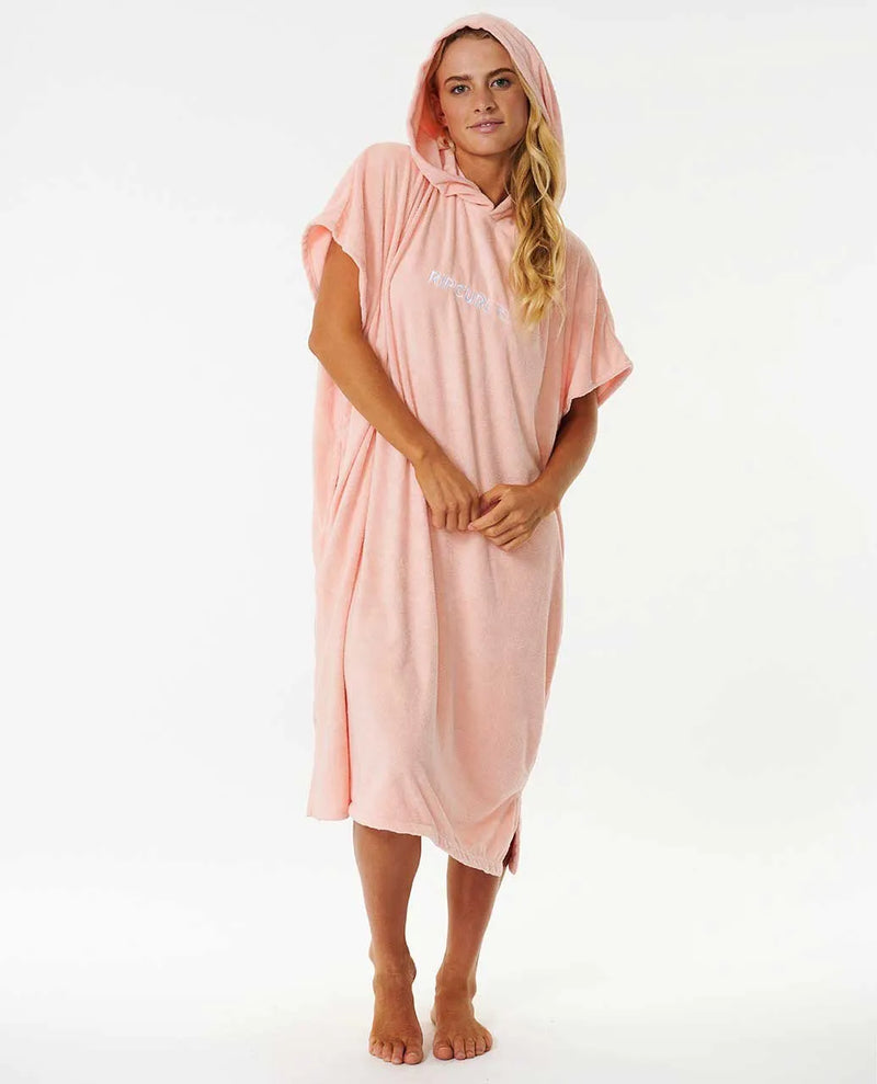 Load image into Gallery viewer, Rip Curl Women&#39;s Classic Surf Hooded Poncho Peach 00ZWTO-0165
