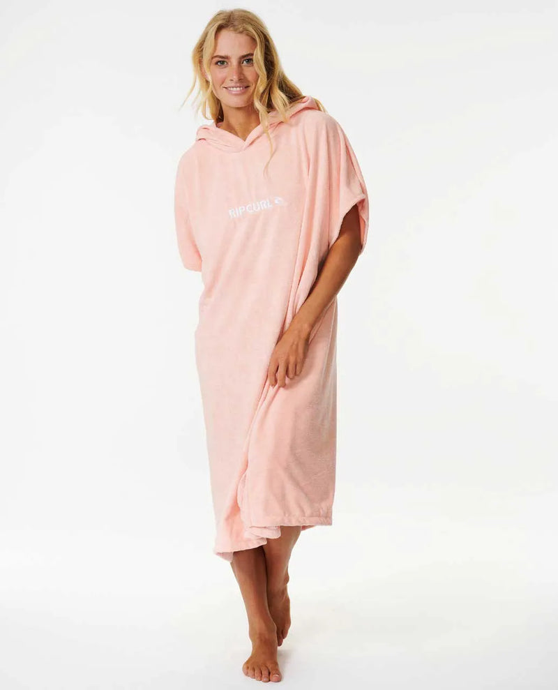 Load image into Gallery viewer, Rip Curl Women&#39;s Classic Surf Hooded Poncho Peach 00ZWTO-0165
