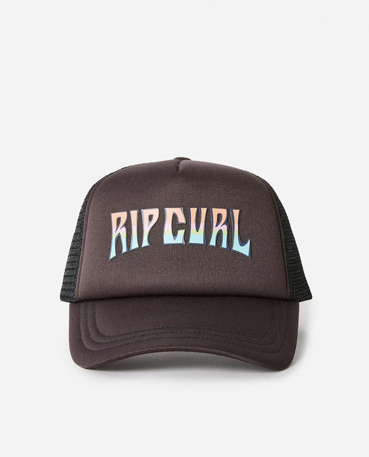 Rip Curl Kid's Mixed Trucker Hat Black 010GHE-0090
