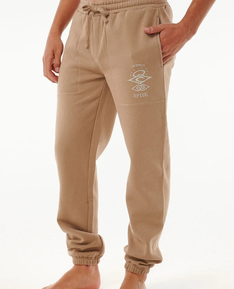 Load image into Gallery viewer, Rip Curl Men&#39;s Icons Of Surf Track Pant Sand Dune 011MPA-2137
