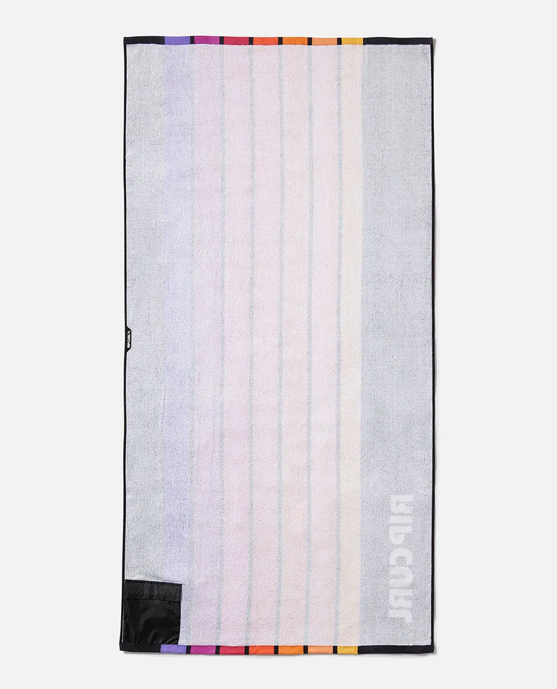 Load image into Gallery viewer, Rip Curl Men&#39;s Sunstash Beach Towel Black 013MTO-0090

