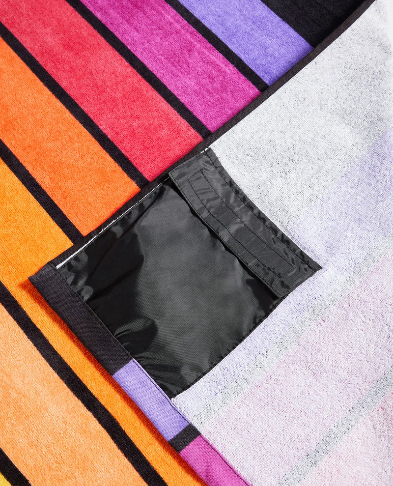 Load image into Gallery viewer, Rip Curl Men&#39;s Sunstash Beach Towel Black 013MTO-0090
