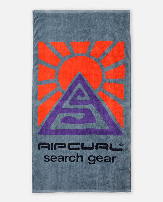 Rip Curl Unisex Sunstash Beach Towel 180 - 60cm Chrome 013MTO_0581
