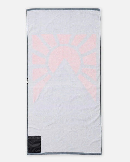 Rip Curl Unisex Sunstash Beach Towel 180 - 60cm Chrome 013MTO_0581
