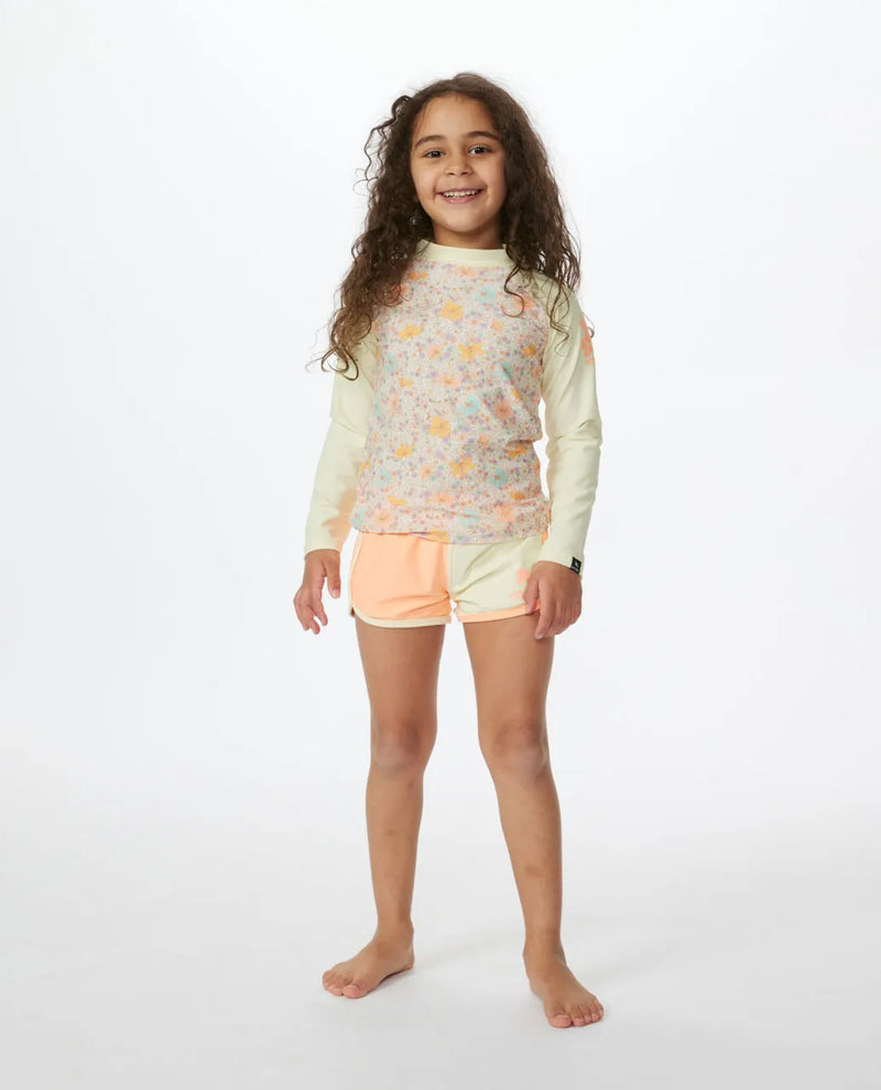 Load image into Gallery viewer, Rip Curl Kid&#39;s Crystal Long Sleeve Rash Vest Multico 013JRV-3282
