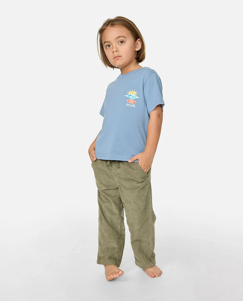 Load image into Gallery viewer, Rip Curl Kids' Icons of Shred Tee Faded Denim 016TTE_4737

