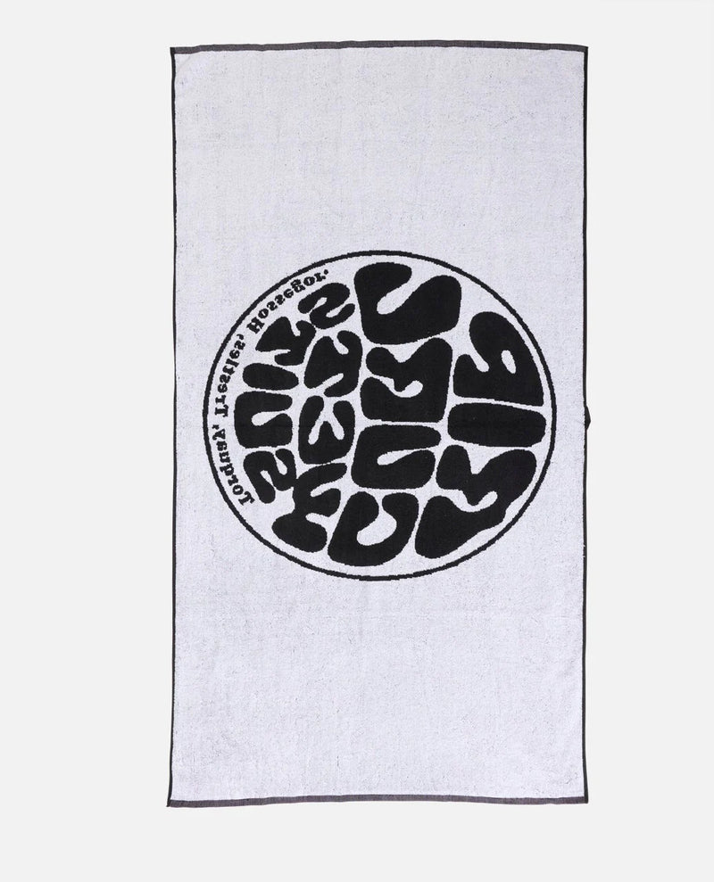 Load image into Gallery viewer, Rip Curl Unisex Logos Towel 160 - 80cm Black 01BMTO_0090
