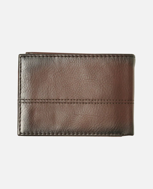 Rip Curl Unisex Corpawatu Icon PU Slim Wallet Black/Tan 01CMWA_5140