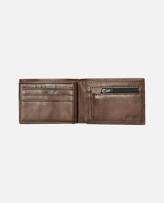 Rip Curl Corpawatu Icon PU Slim Wallet Black/Tan 01CMWA-5140