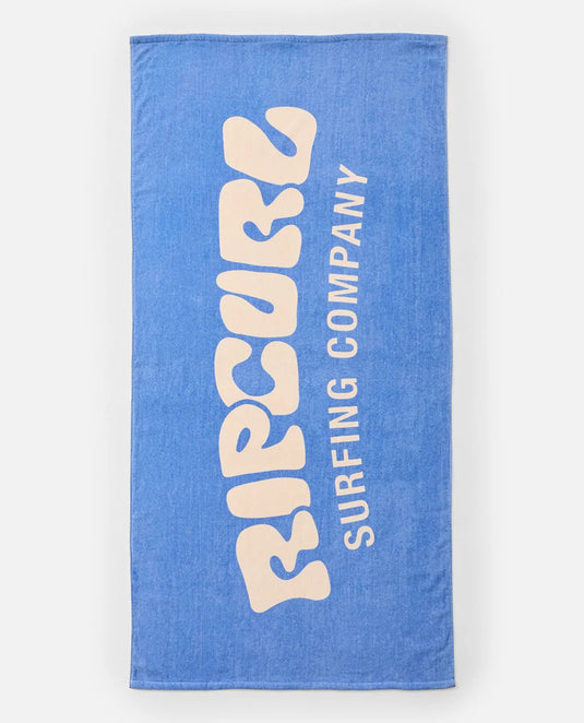 Rip Curl Unisex Graphic Standard Towel 160 - 80cm Blue/Natural 01OWTO_2400