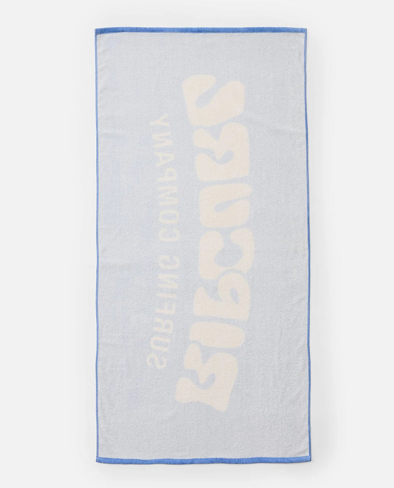 Load image into Gallery viewer, Rip Curl Unisex Graphic Standard Towel 160 - 80cm Blue/Natural 01OWTO_2400
