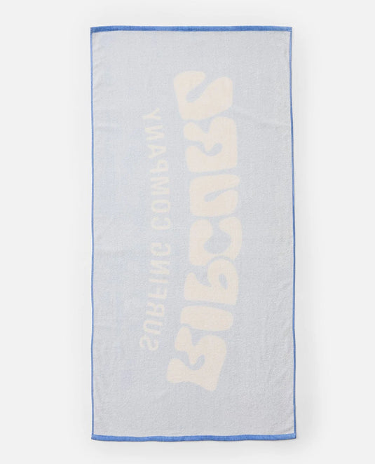 Rip Curl Unisex Graphic Standard Towel 160 - 80cm Blue/Natural 01OWTO_2400