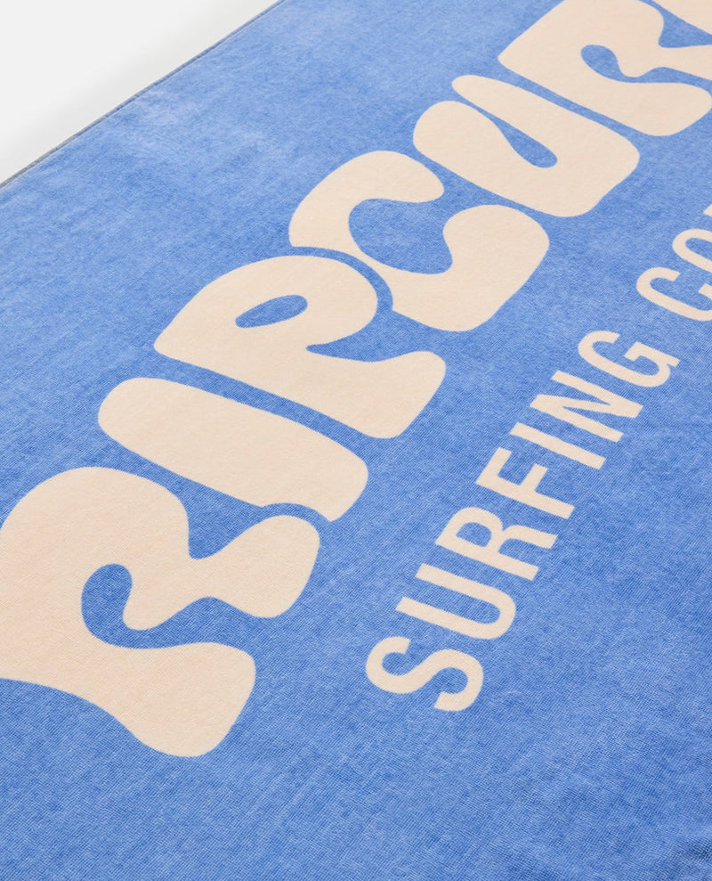 Load image into Gallery viewer, Rip Curl Unisex Graphic Standard Towel 160 - 80cm Blue/Natural 01OWTO_2400
