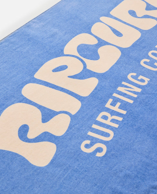 Rip Curl Unisex Graphic Standard Towel 160 - 80cm Blue/Natural 01OWTO_2400