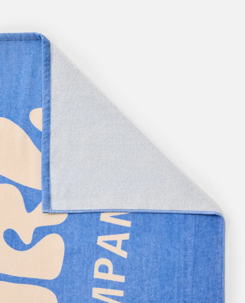 Load image into Gallery viewer, Rip Curl Unisex Graphic Standard Towel 160 - 80cm Blue/Natural 01OWTO_2400
