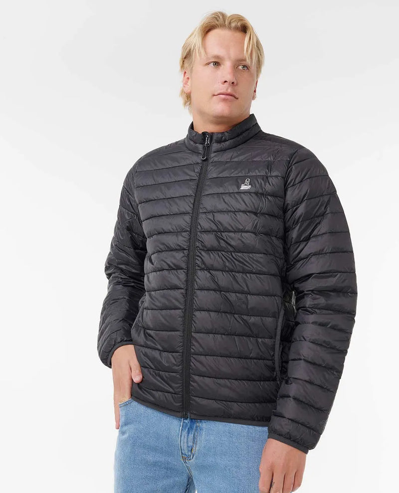 Load image into Gallery viewer, Rip Curl Men&#39;s Anti-Series Search Puffer Crew Fleece Black 01XMJA-0090
