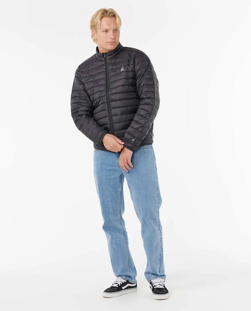 Load image into Gallery viewer, Rip Curl Men&#39;s Anti-Series Search Puffer Crew Fleece Black 01XMJA-0090
