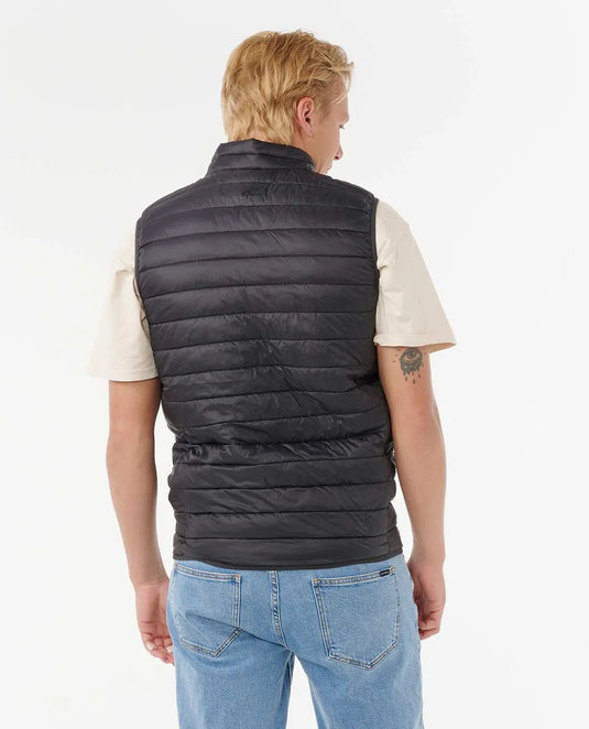 Rip Curl Men's Anti-Series Search Puffer Vest Black 01YMJA-0090