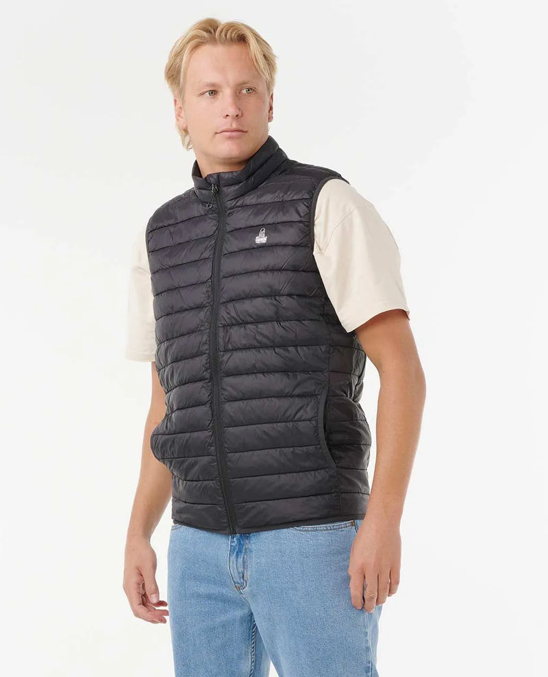 Load image into Gallery viewer, Rip Curl Men&#39;s Anti-Series Search Puffer Vest Black 01YMJA-0090
