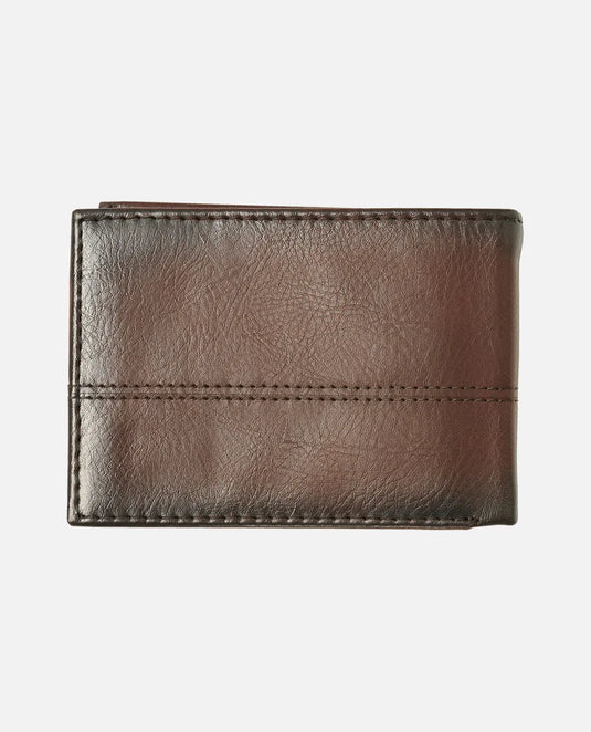 Rip Curl Unisex Corpawatu Icon PU Slim Wallet Black/Tan 01CMWA-5140
