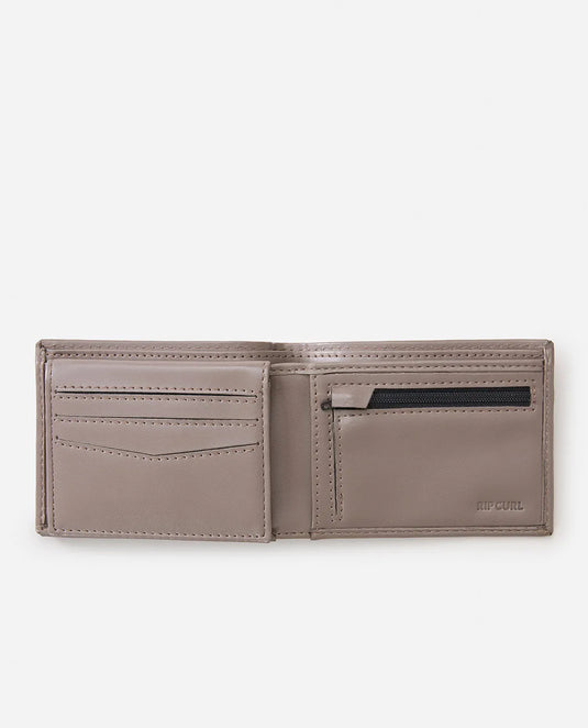 Rip Curl Men's Marked PU All Day Wallet Grey 01WMWA-0080