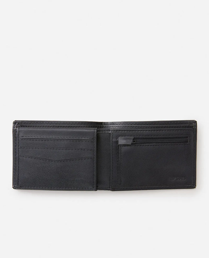 Load image into Gallery viewer, Rip Curl Men&#39;s Marked PU All Day Wallet Black 01WMWA-0090
