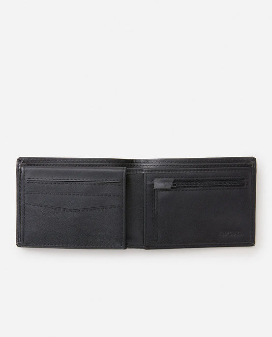 Rip Curl Men's Marked PU All Day Wallet Black 01WMWA-0090