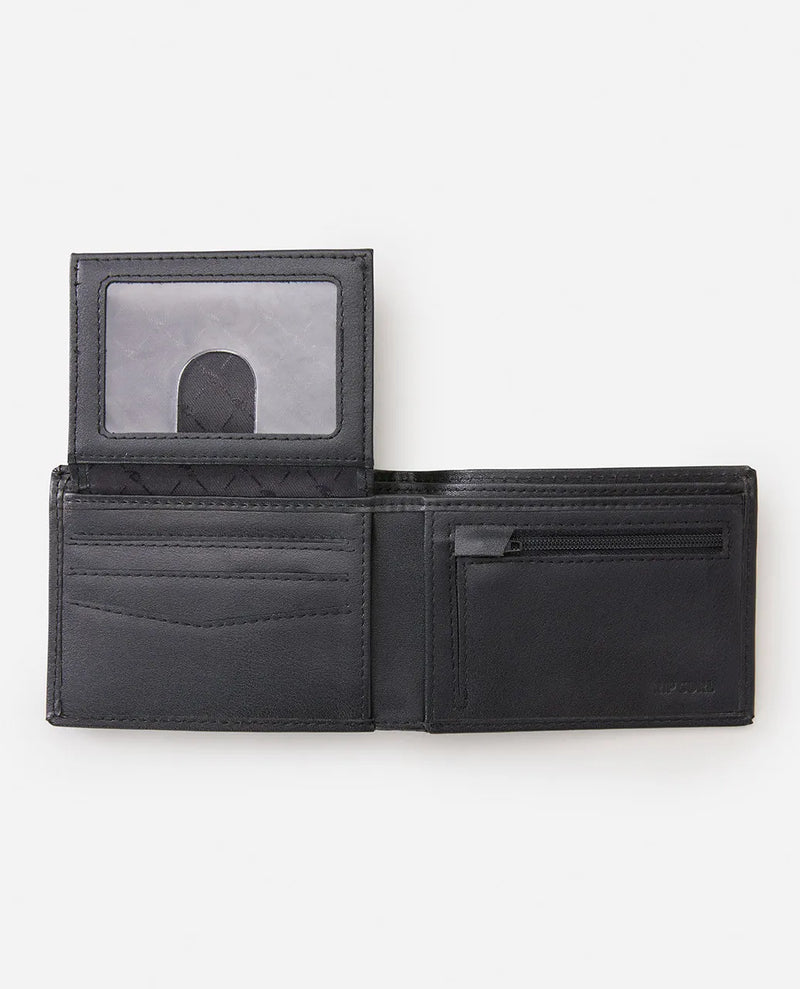 Load image into Gallery viewer, Rip Curl Men&#39;s Marked PU All Day Wallet Black 01WMWA-0090
