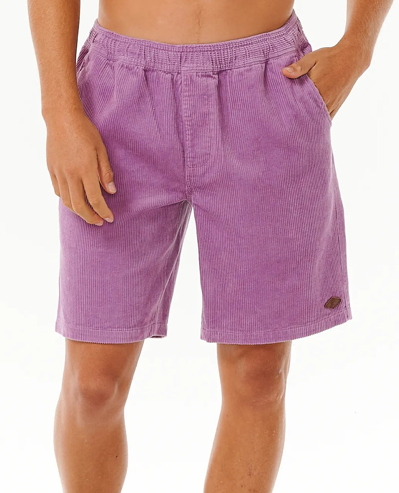 Load image into Gallery viewer, Rip Curl Men&#39;s Classic Surf Cord Volley Short Dusty Purple 026MWS-4775
