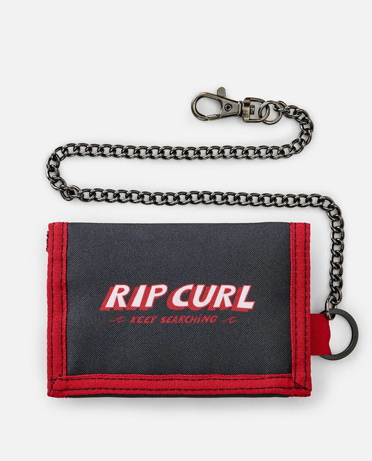Rip Curl Kids' Chain Surf Wallet Black/Red 02EMWA_4019
