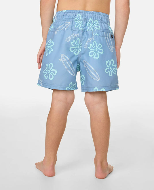 Rip Curl Kids' Ride The Wave Volley Boy Faded Denim 02LTBO_4737
