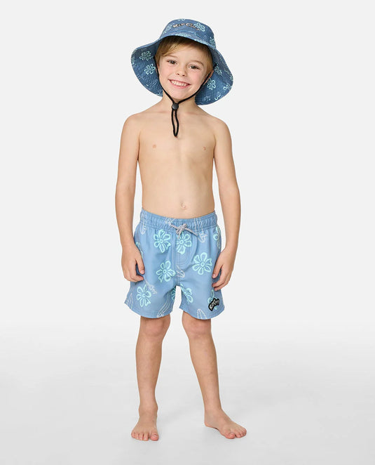 Rip Curl Kids' Ride The Wave Volley Boy Faded Denim 02LTBO_4737