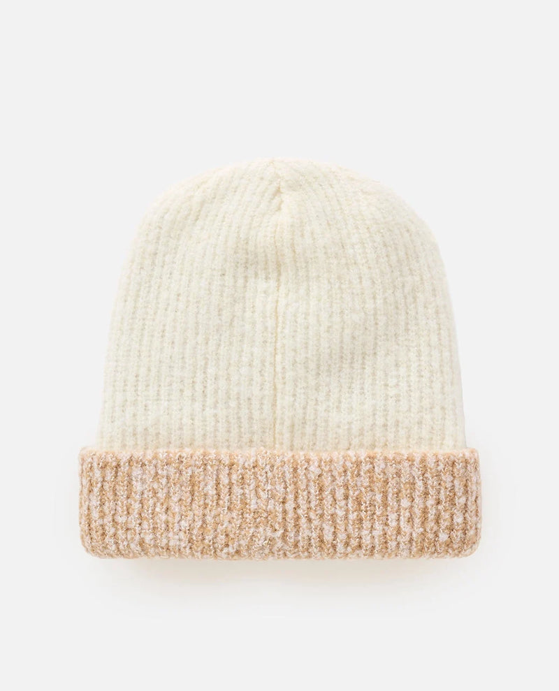 Load image into Gallery viewer, Rip Curl Unisex 2 Tone Reg Revo Beanie Off White/Tan 02MWHE-2284
