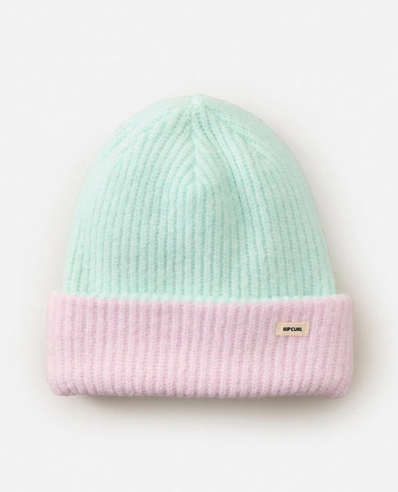Rip Curl Women's 2 Tone Reg Revo Beanie Mint Purple 02MWHE-2378