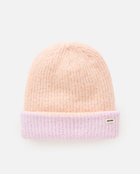 Rip Curl Unisex 2 Tone Reg Revo Beanie Peach/Lilac 02MWHE-2930
