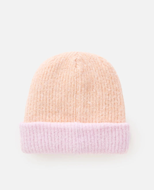 Rip Curl Unisex 2 Tone Reg Revo Beanie Peach/Lilac 02MWHE-2930