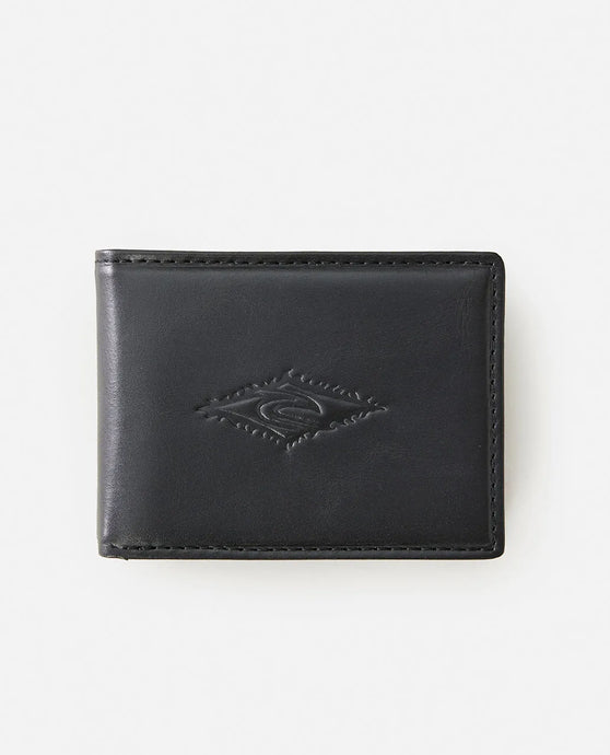 Rip Curl Men's Raw Energy RFID Slim Wallet Black 02OMWA-0090