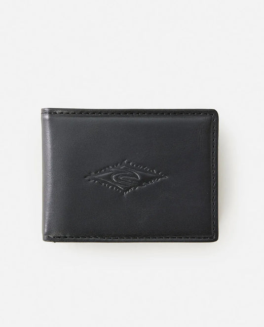 Rip Curl Men's Raw Energy RFID Slim Wallet Black 02OMWA-0090