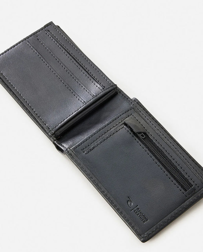 Load image into Gallery viewer, Rip Curl Men&#39;s Raw Energy RFID Slim Wallet Black 02OMWA-0090

