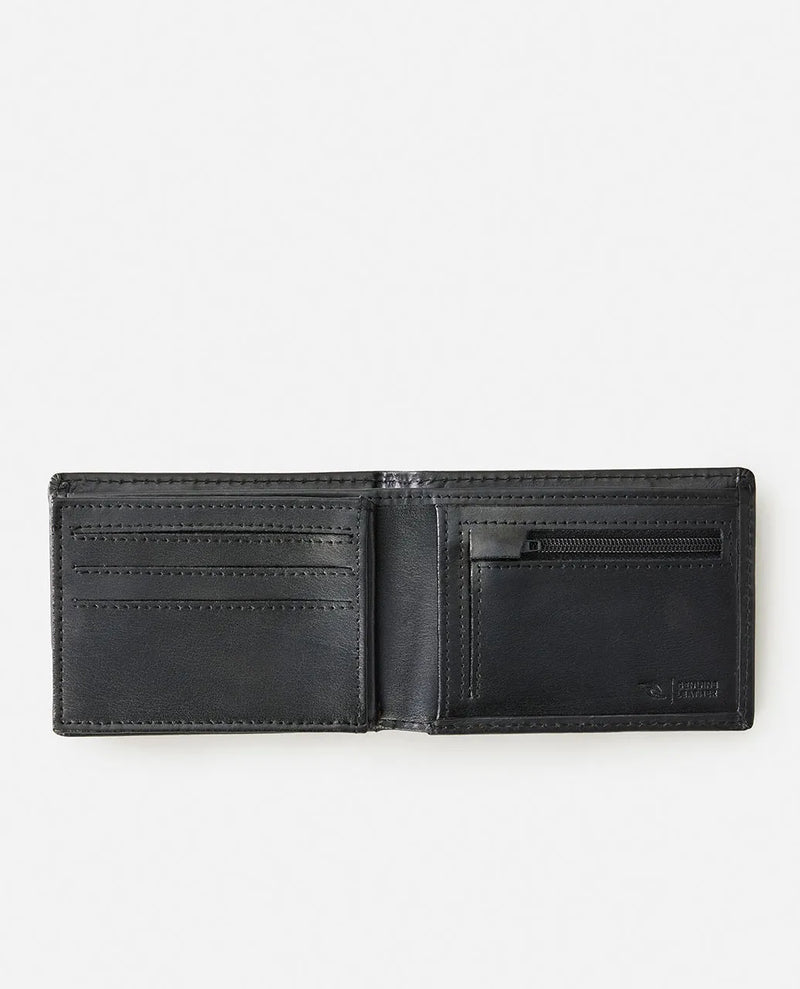 Load image into Gallery viewer, Rip Curl Men&#39;s Raw Energy RFID Slim Wallet Black 02OMWA-0090
